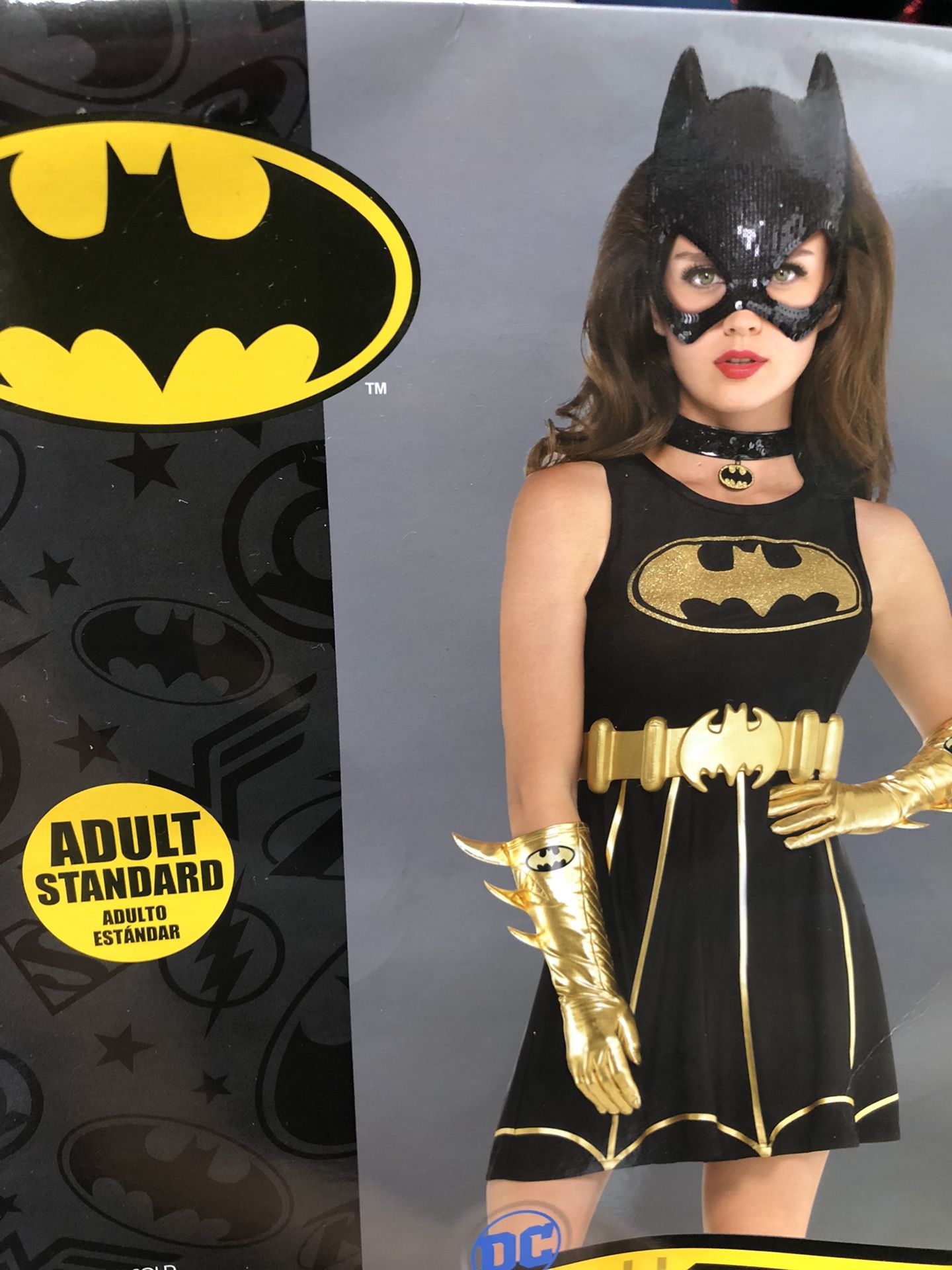 🎃New Adult Batgirl Costume Size Small .Check Out My Page For Lots More Halloween Costumes Or Come See Them All