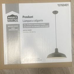 Black Pendant Light