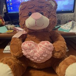 Cute Heart Teddy Bear