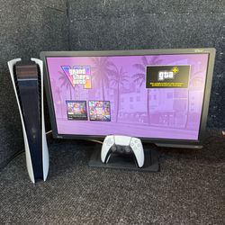 Ps5 Digital 1TB Console with Controller and Cables