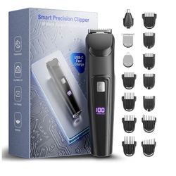 Brand New Beard Trimmer for Men, All-in-One Electric Razor & Hair Clipper, Waterproof Cordless Mustache Grooming Kit, Rechargeable Beard Hair Nose Ear