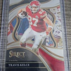 2023 Panini Select Club Level Silver Prizm Travis Kelce , Kansas City Chiefs 