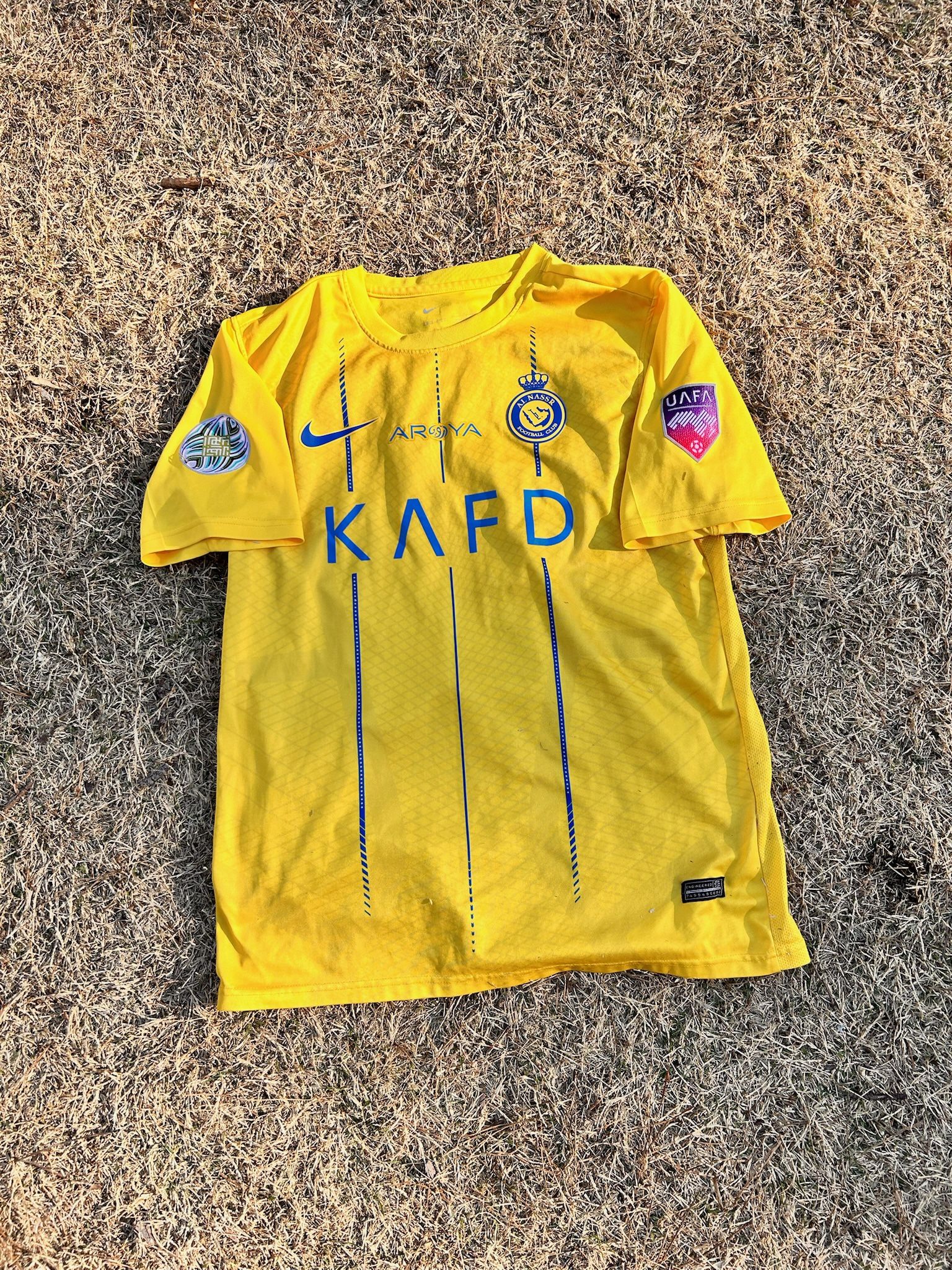Al Nasser 23/24 Ronaldo Jersey Saudi League Final Patches