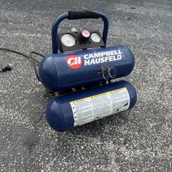 Campbell Hausfeld FP209501Inflation & Fastening Air Compressor Small Portable! Works Great. Needs hose. 