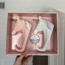 Concepts Kids Dual Unicorn Resin Wall Hooks