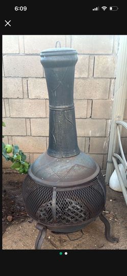 Fire Pit Chimney.