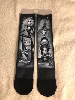Jack and Sally Disney socks brand new