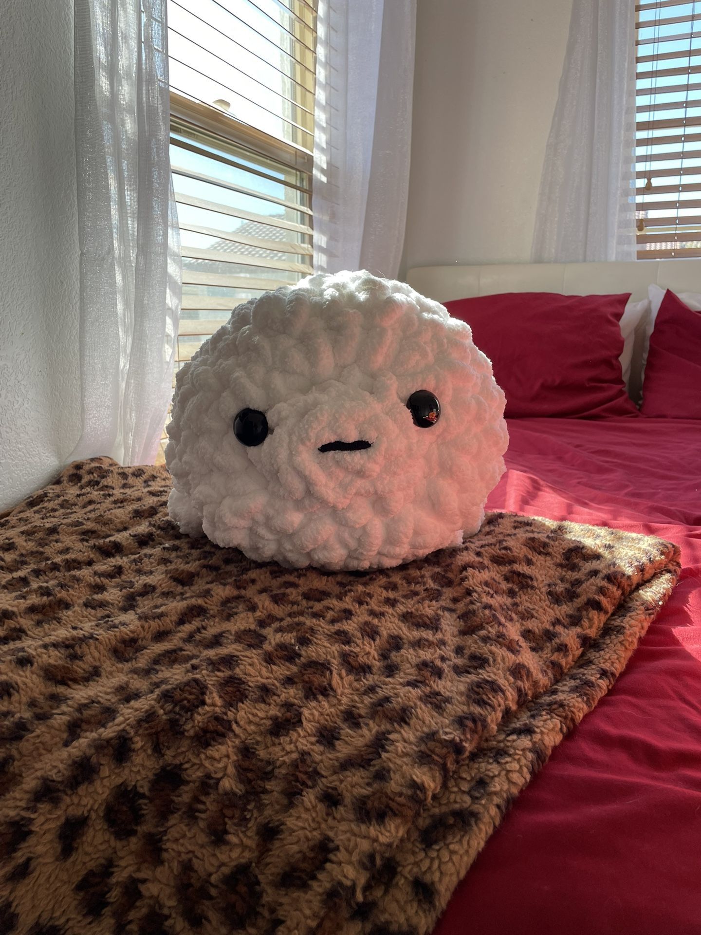 Handmade Jumbo Crocheted Amigurumi Seal Plushie