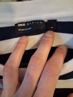 2 ASOS Design Striped Tops Size M