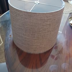 Gray Lampshade Pantalla De Lampara Gris