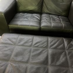 Loveseat and Ottoman 