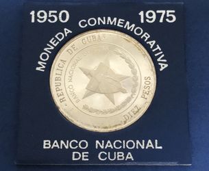 Cuba 1975 10 Pesos Proof Coin