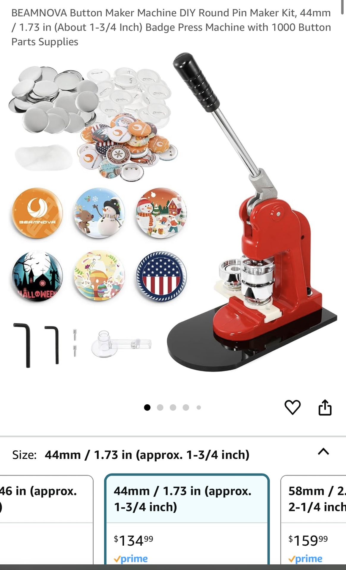 Button Maker Machine