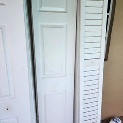 2 BIFOLDS  (2 DOORS EACH)  36" X 80" 