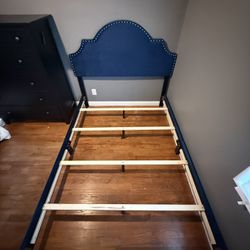 Velvet Full Bed Frame 