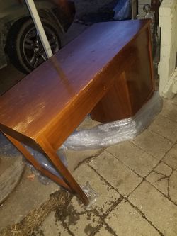Old wooden small desk