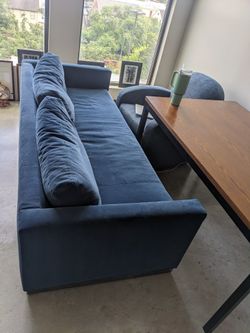 Blue VELVET SOFA