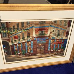 “BISTRO 1900” Liudmila Kondakova | Paris Limited Edition, Signed and Numbered | Image Size: 29 x 41inch | Price: $499