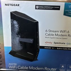 NETGEAR WIFI CABLE MODEM ROUTER 
