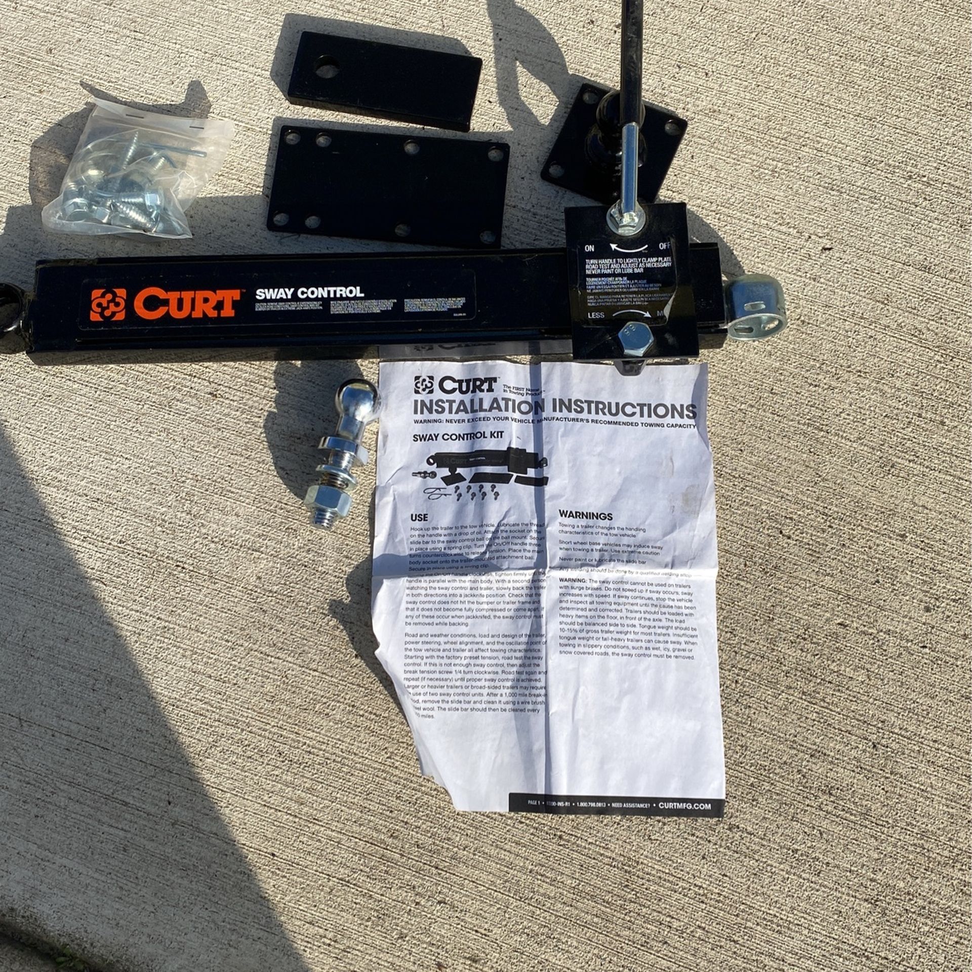 Curt Sway Control Kit For Trailers