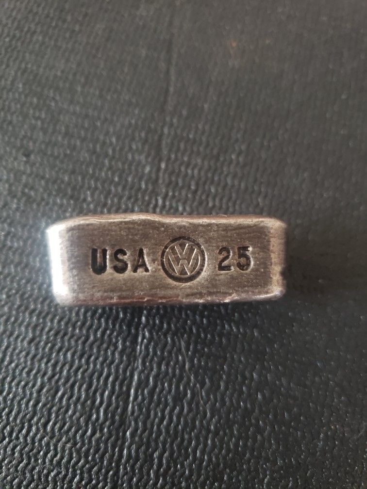 Very Rare 2oz Volkswagen 25th Anniversary  Loaf 