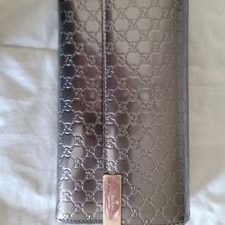 Metallic Gucci Wallet
