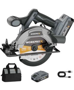 Brand New WORKPROX 20V Cordless Circular Saw Kit
