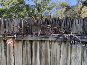 Fish art large metal