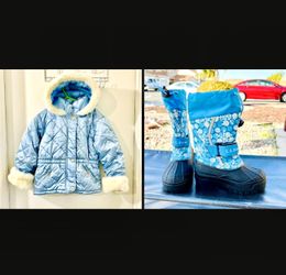 Snow shoes and Jacket 