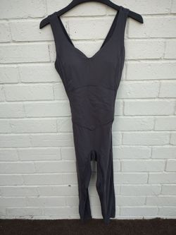 Halara charcoal bodysuit L