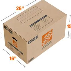 50 Large Home Depot Boxes