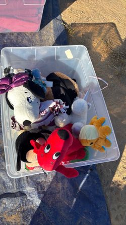 Lot of stuffed animals