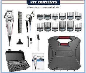 💈NEW💈 Wahl USA Pro Ultra Quiet High Torque Corded Hair Clipper Set $85