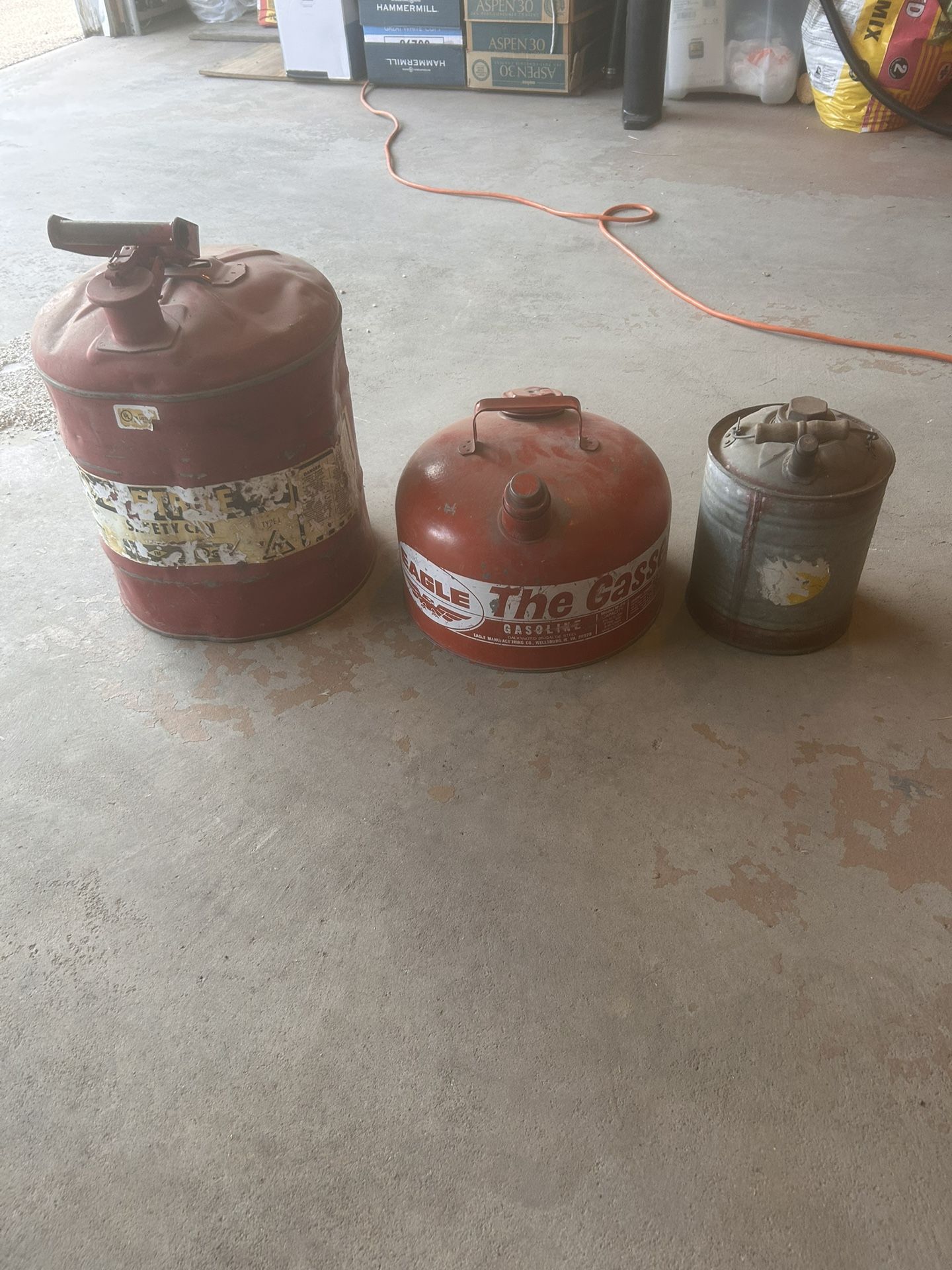 Antique Fuel Cans