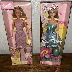 Vintage New 2001-2003 Easter Barbies