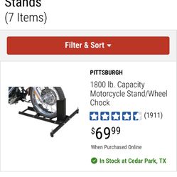 Motorcycle Stand 
