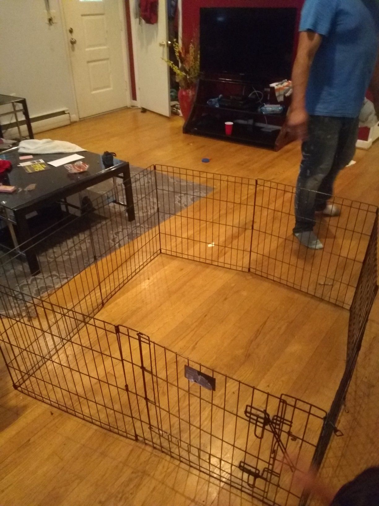 Cage for puppy dog