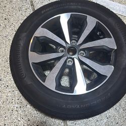 Car Tire With Rims 