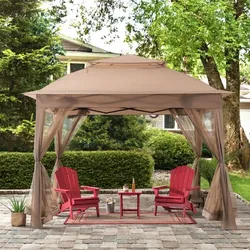 SUNJOY GAZEEBO 11X11 Steel With Netting
