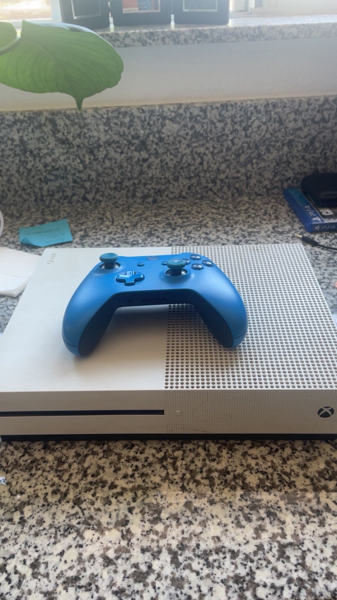 Microsoft Xbox One S 1TB Console with blue controller