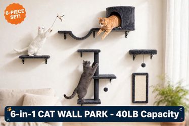 6-in-1 Cat Wall Park Set