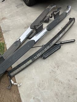 Luces para troca y estribos para Ford