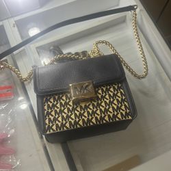 Mk Crossbody Gold Chain