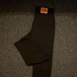 Straight Black Levi Jeans 