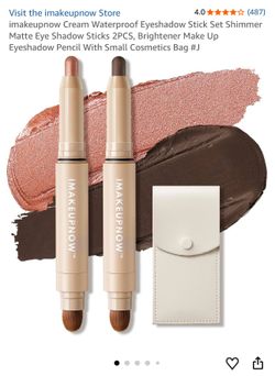 IMAKEUPNOW Cream to Powder Eyeshadow shimmer lion and shimmer toffee