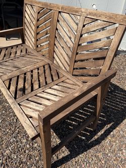 Wood Bench