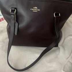 Burgundy Coach Purse
