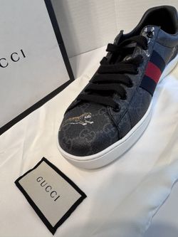 Gucci Ace Web GG Supreme Monogram Tiger Canvas For Men