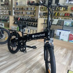 Foldable Isinwheel Electric Bike 20MPH Long Range Brand New Ebike Finance It Today No Credit Needed To Take It! $40 Down 