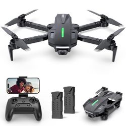 Drone with Camera for Adults, HS430 FPV HD 1080P Video Aircraft for Beginner, Foldable Hobby RC Quadcopter,Toys Gifts with Circle Fly, Throw to Go, 3 